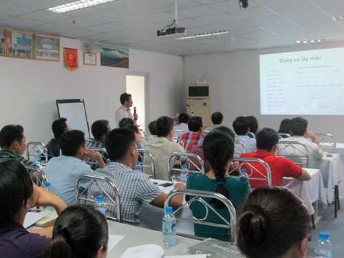 Vinacert's participation in Training on animal feed sampling hosted by  Department of Livestock Production.