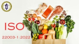 Notice on assessment, certification, issuance of certificate of conformity to ISO 22000 according to ISO 22003-1:2022