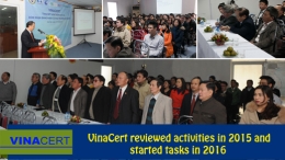 VinaCert reviewed activities in 2015 and started  tasks in 2016
