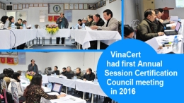VinaCert had first Annual Session Certification Council meeting in 2016